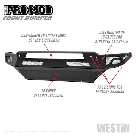 Westin Pro-Mod Front Bumper 58-41025